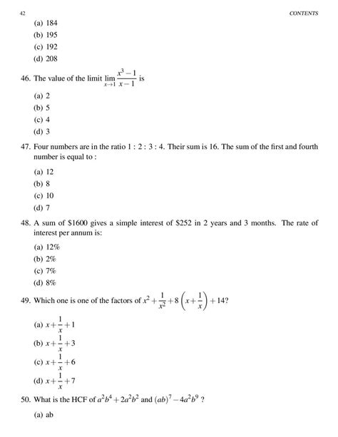 sat maths level 2 answers